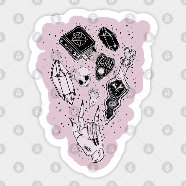 ☽ Witchcraft ☾ Sticker by lOll3